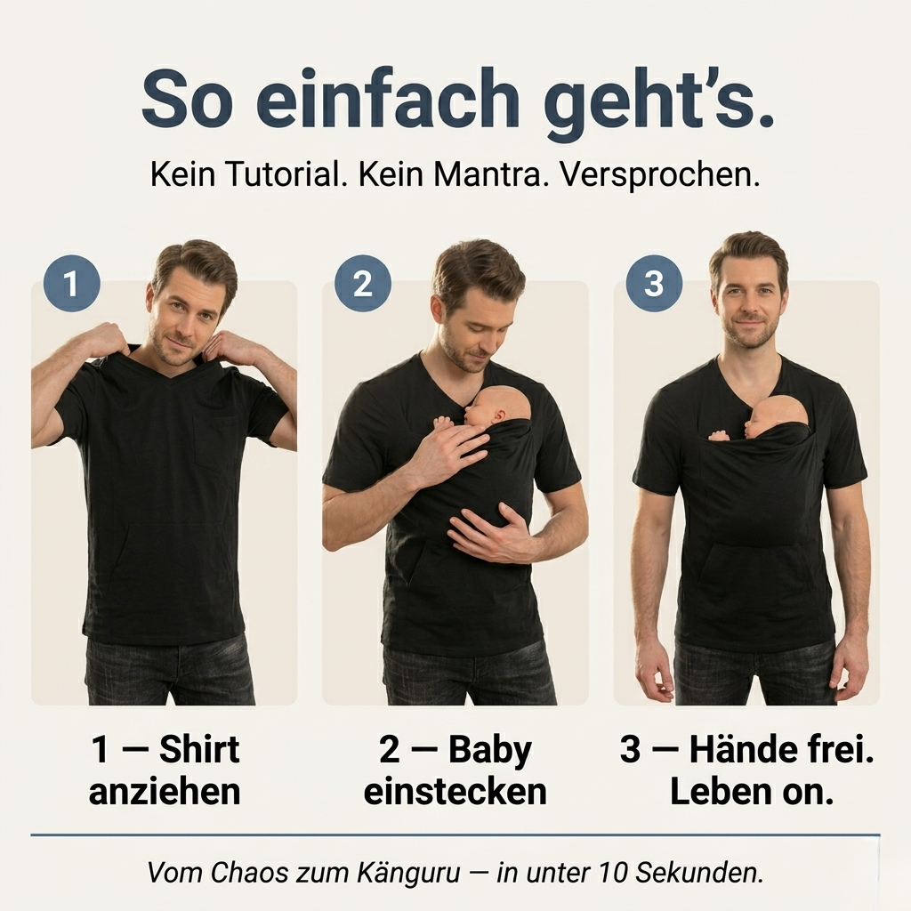 Kangaroo Tee - Haut an Haut.